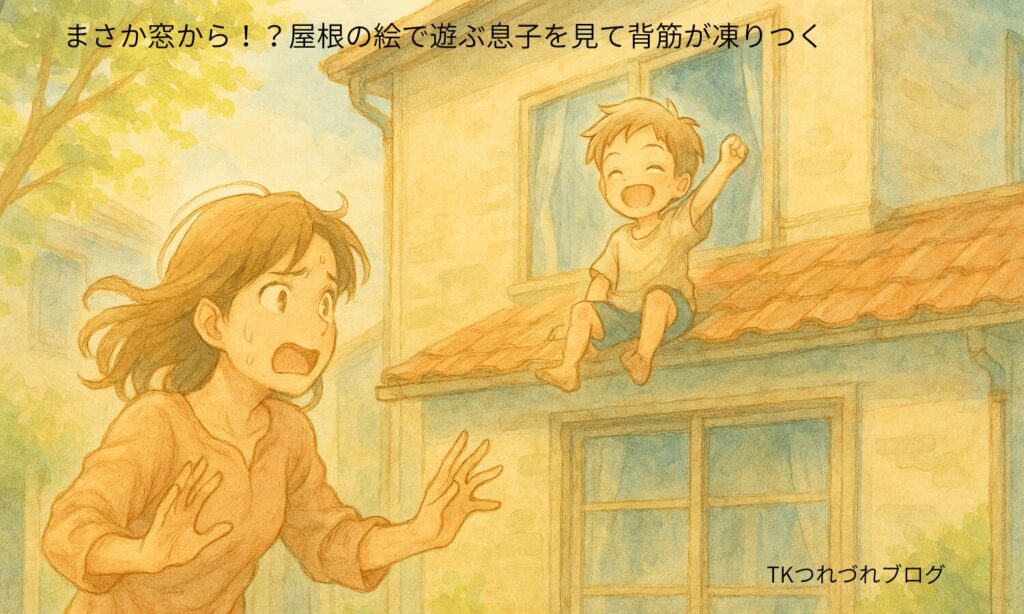 知的障害のある子どもが2階の窓から脱走。それを見つけて驚く母親